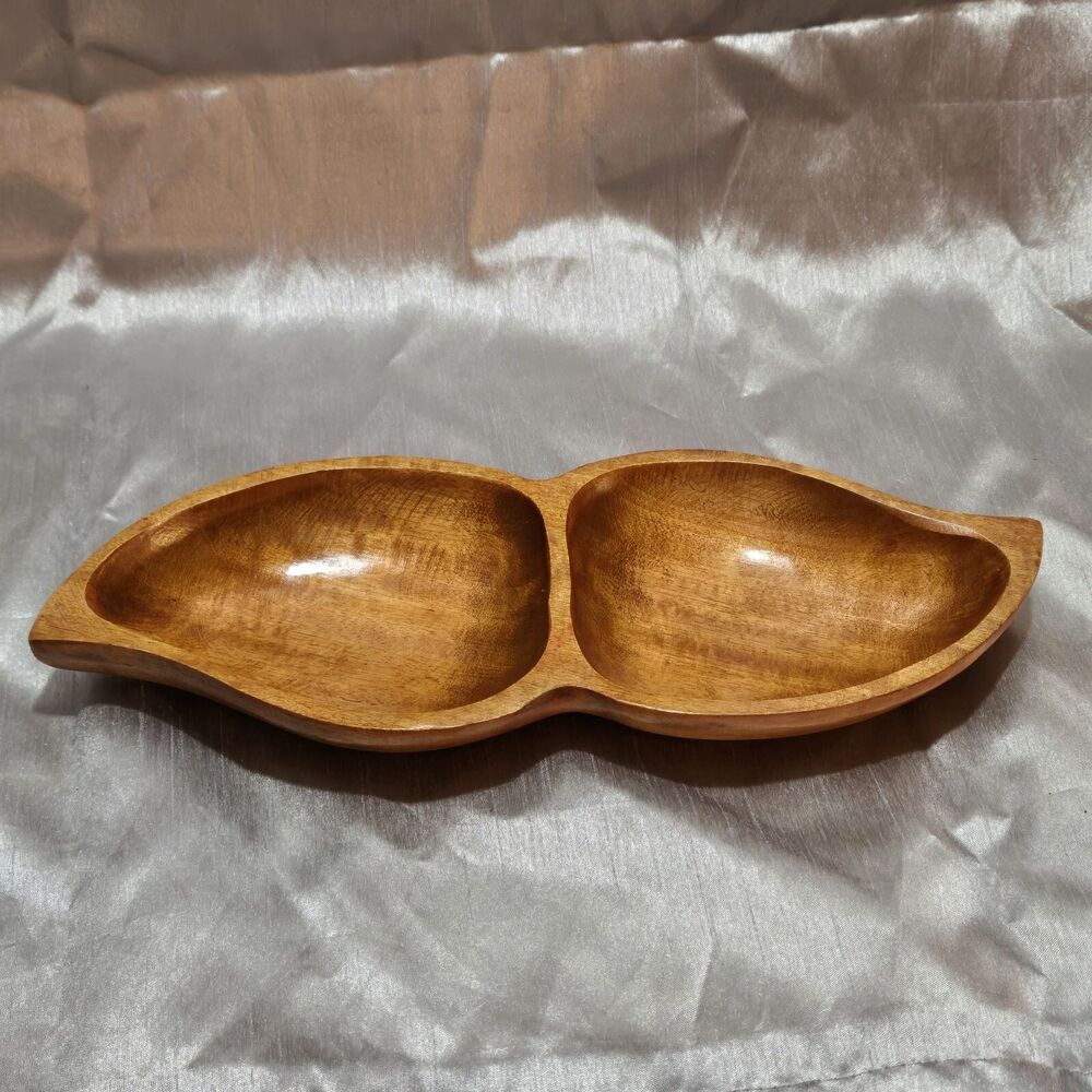 Made in Philippines Wood Snack Bowl